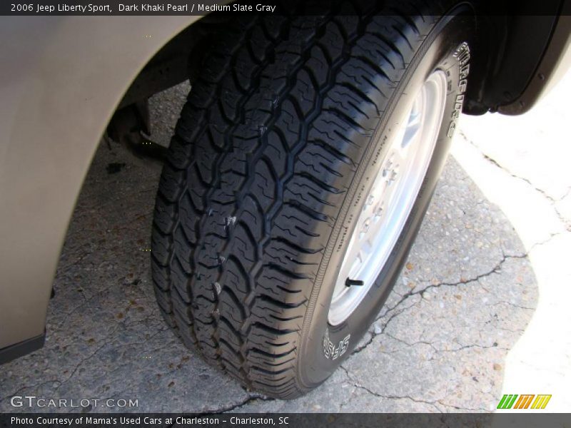 Dark Khaki Pearl / Medium Slate Gray 2006 Jeep Liberty Sport