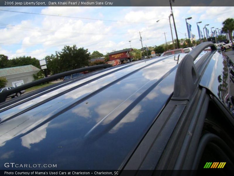 Dark Khaki Pearl / Medium Slate Gray 2006 Jeep Liberty Sport