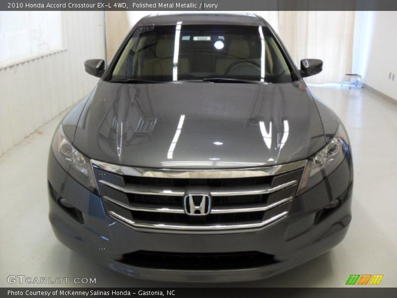 Polished Metal Metallic / Ivory 2010 Honda Accord Crosstour EX-L 4WD