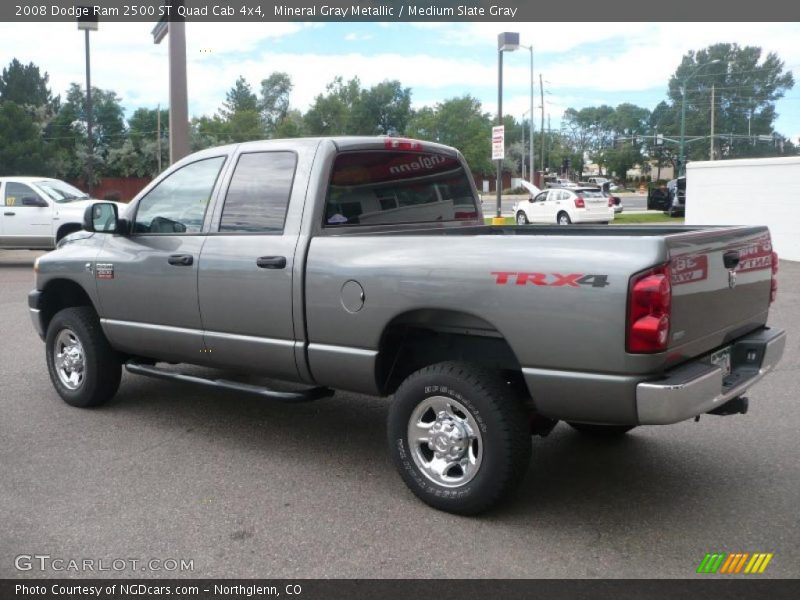 Mineral Gray Metallic / Medium Slate Gray 2008 Dodge Ram 2500 ST Quad Cab 4x4