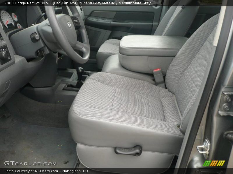 Mineral Gray Metallic / Medium Slate Gray 2008 Dodge Ram 2500 ST Quad Cab 4x4