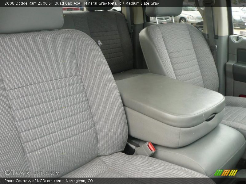 Mineral Gray Metallic / Medium Slate Gray 2008 Dodge Ram 2500 ST Quad Cab 4x4