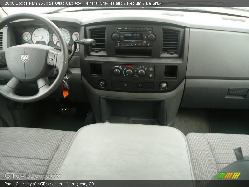 Mineral Gray Metallic / Medium Slate Gray 2008 Dodge Ram 2500 ST Quad Cab 4x4