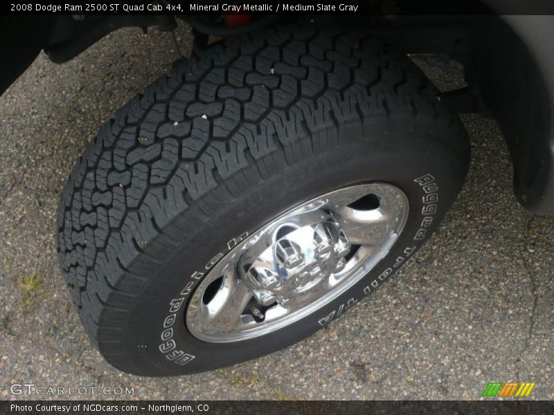 Mineral Gray Metallic / Medium Slate Gray 2008 Dodge Ram 2500 ST Quad Cab 4x4