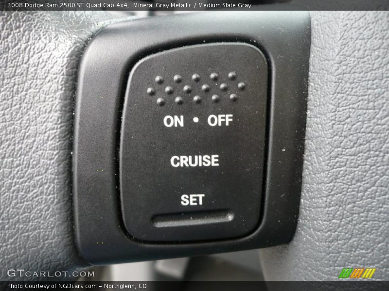 Mineral Gray Metallic / Medium Slate Gray 2008 Dodge Ram 2500 ST Quad Cab 4x4