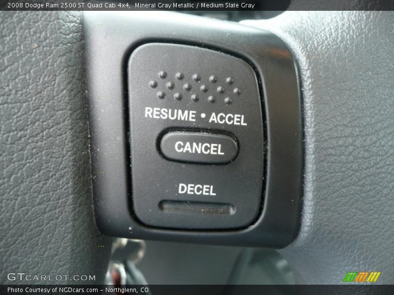 Mineral Gray Metallic / Medium Slate Gray 2008 Dodge Ram 2500 ST Quad Cab 4x4