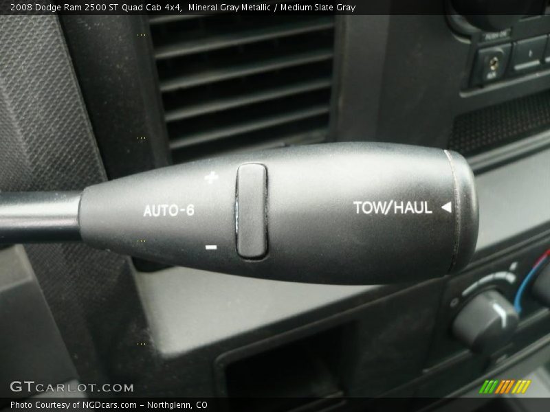 Mineral Gray Metallic / Medium Slate Gray 2008 Dodge Ram 2500 ST Quad Cab 4x4