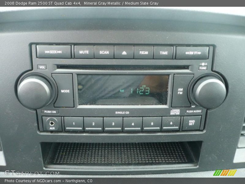 Mineral Gray Metallic / Medium Slate Gray 2008 Dodge Ram 2500 ST Quad Cab 4x4