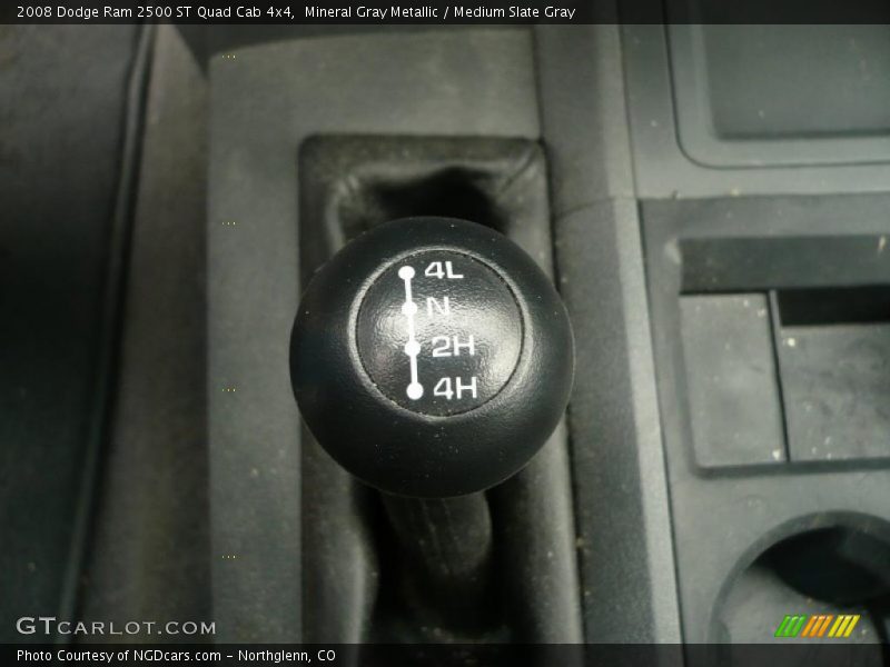 Mineral Gray Metallic / Medium Slate Gray 2008 Dodge Ram 2500 ST Quad Cab 4x4