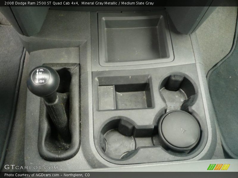 Mineral Gray Metallic / Medium Slate Gray 2008 Dodge Ram 2500 ST Quad Cab 4x4