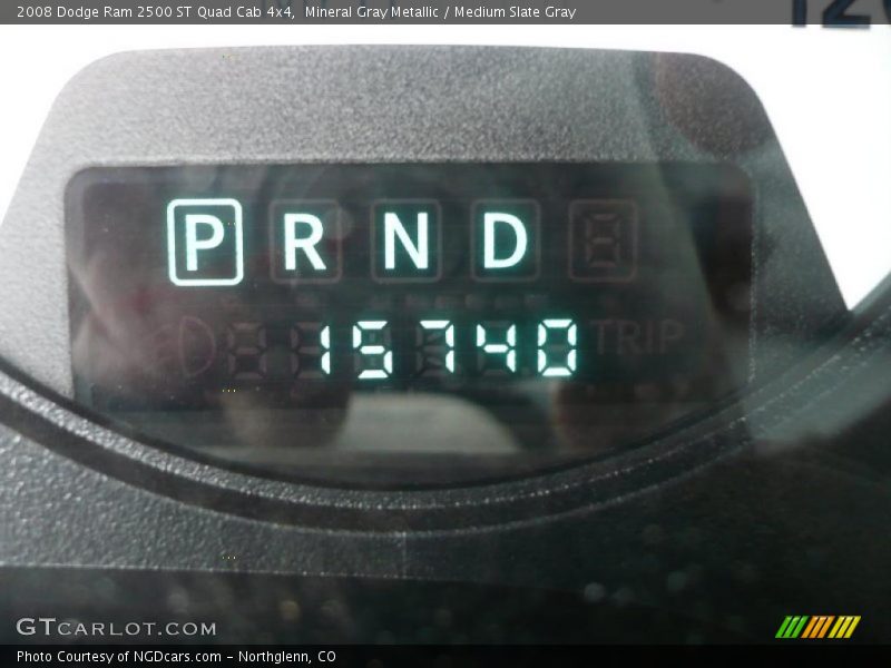 Mineral Gray Metallic / Medium Slate Gray 2008 Dodge Ram 2500 ST Quad Cab 4x4