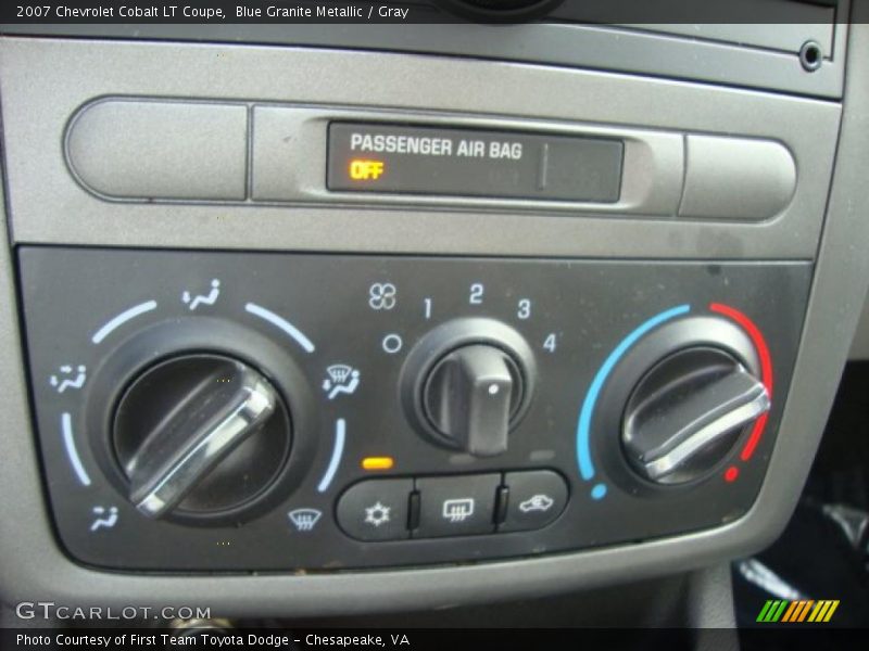 Blue Granite Metallic / Gray 2007 Chevrolet Cobalt LT Coupe