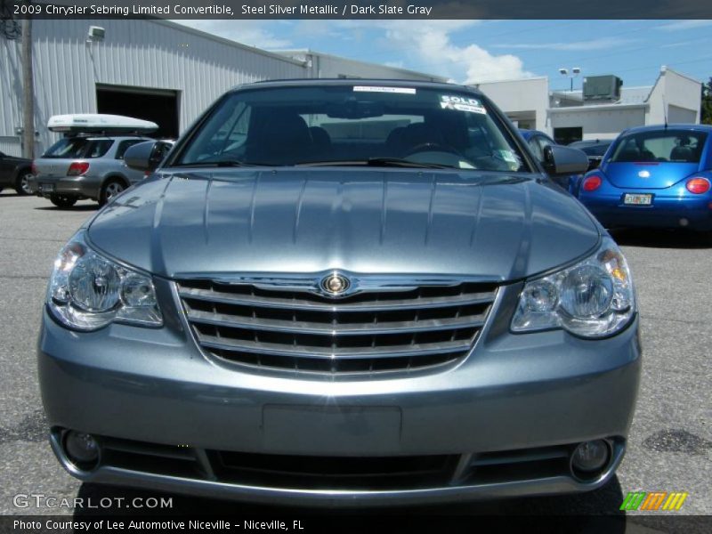 Steel Silver Metallic / Dark Slate Gray 2009 Chrysler Sebring Limited Convertible