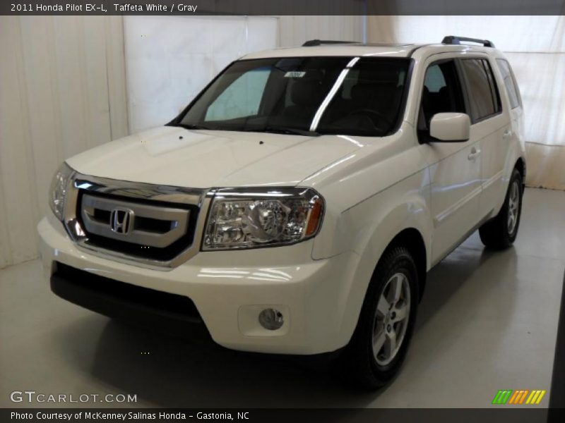 Taffeta White / Gray 2011 Honda Pilot EX-L