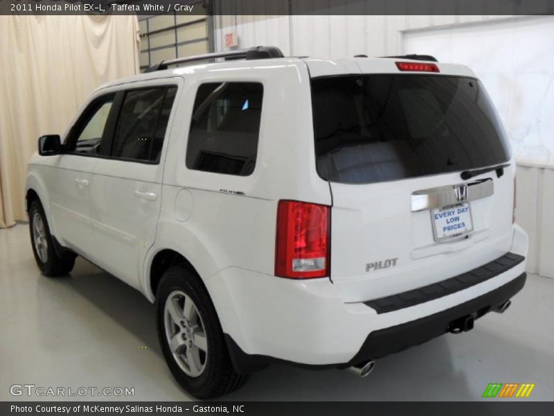 Taffeta White / Gray 2011 Honda Pilot EX-L