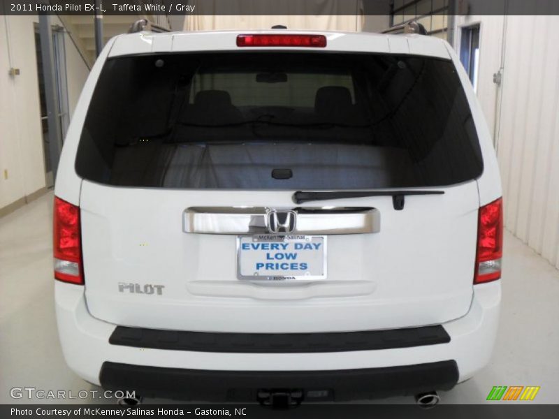 Taffeta White / Gray 2011 Honda Pilot EX-L