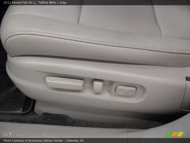 Taffeta White / Gray 2011 Honda Pilot EX-L