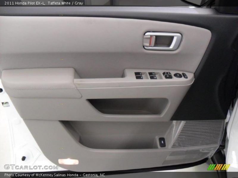 Taffeta White / Gray 2011 Honda Pilot EX-L
