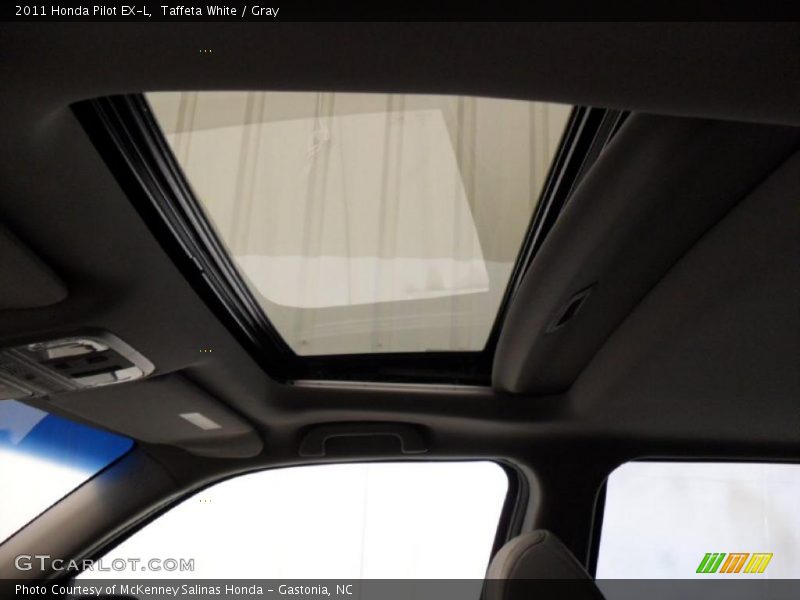 Taffeta White / Gray 2011 Honda Pilot EX-L