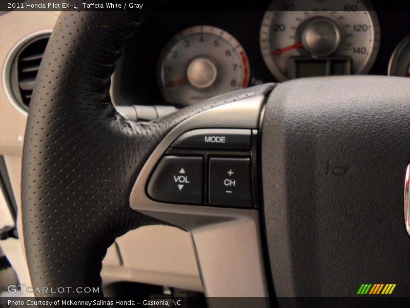 Taffeta White / Gray 2011 Honda Pilot EX-L