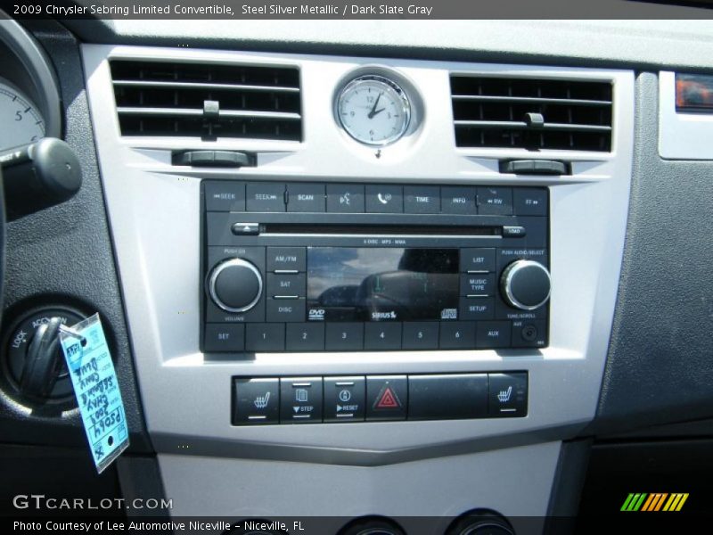 Steel Silver Metallic / Dark Slate Gray 2009 Chrysler Sebring Limited Convertible
