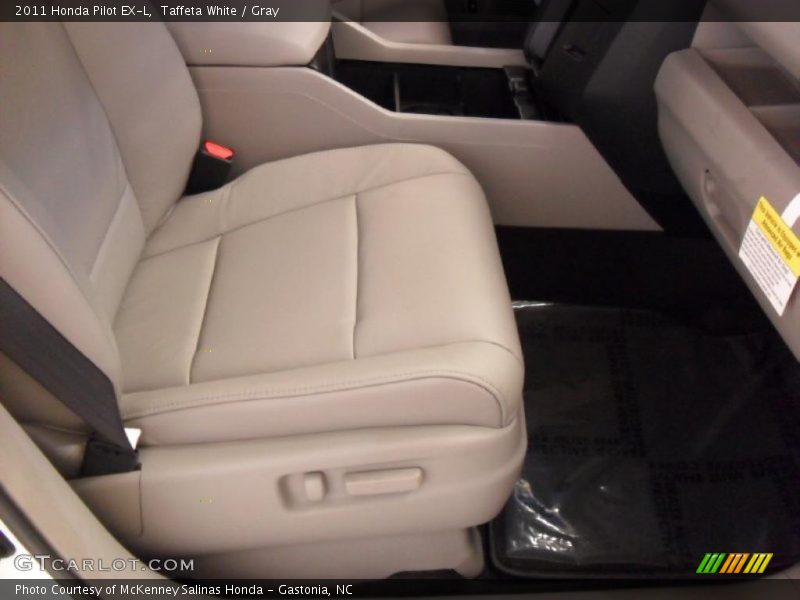 Taffeta White / Gray 2011 Honda Pilot EX-L