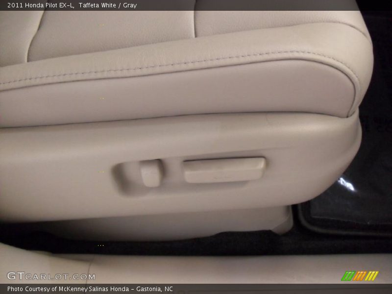 Taffeta White / Gray 2011 Honda Pilot EX-L