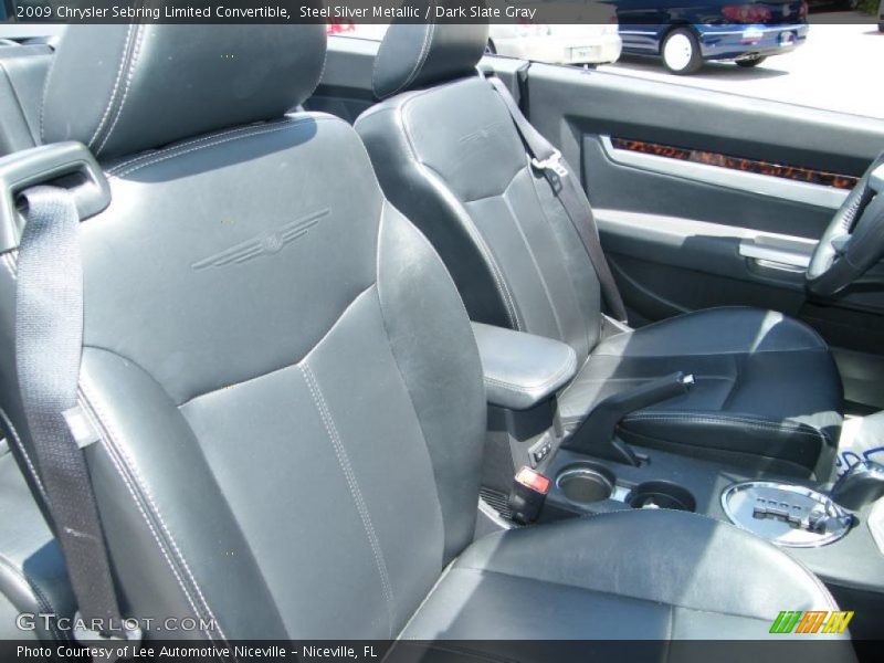 Steel Silver Metallic / Dark Slate Gray 2009 Chrysler Sebring Limited Convertible