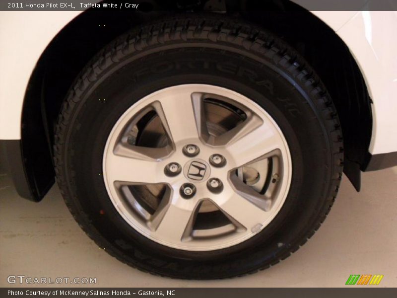 Taffeta White / Gray 2011 Honda Pilot EX-L