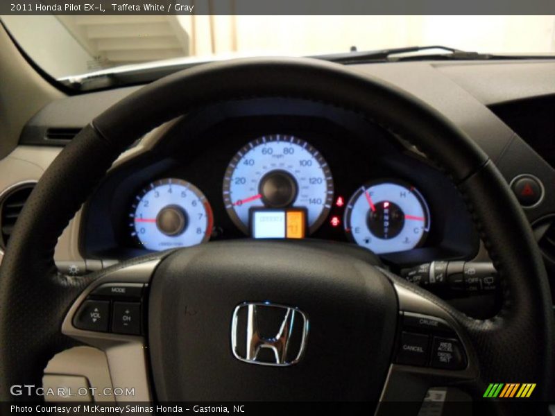 Taffeta White / Gray 2011 Honda Pilot EX-L