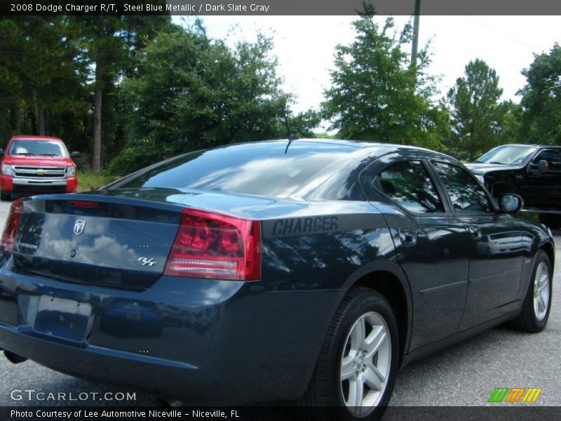 Steel Blue Metallic / Dark Slate Gray 2008 Dodge Charger R/T