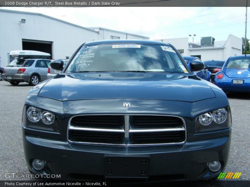Steel Blue Metallic / Dark Slate Gray 2008 Dodge Charger R/T