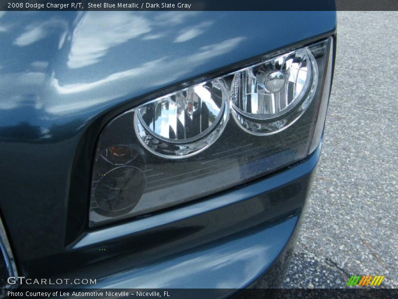 Steel Blue Metallic / Dark Slate Gray 2008 Dodge Charger R/T