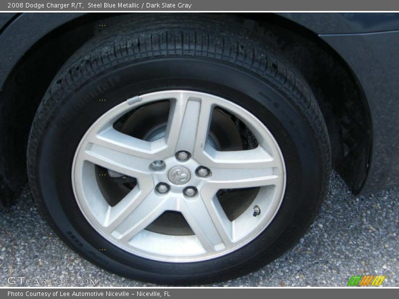 Steel Blue Metallic / Dark Slate Gray 2008 Dodge Charger R/T