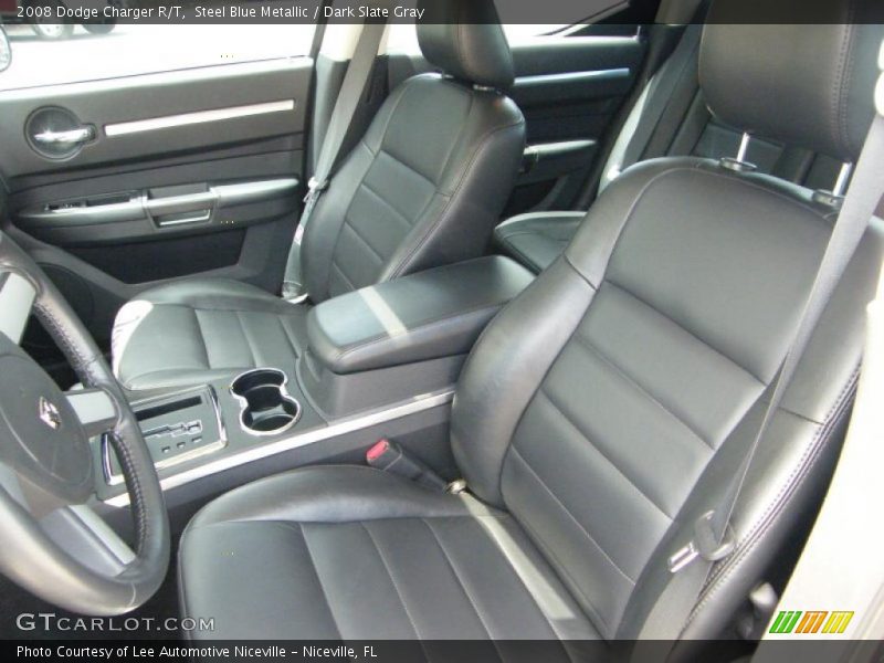 Steel Blue Metallic / Dark Slate Gray 2008 Dodge Charger R/T