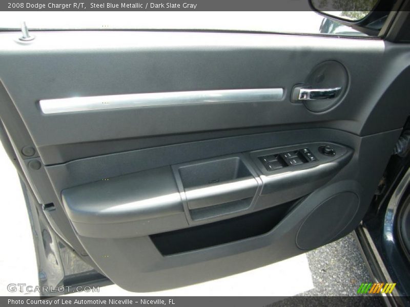 Steel Blue Metallic / Dark Slate Gray 2008 Dodge Charger R/T