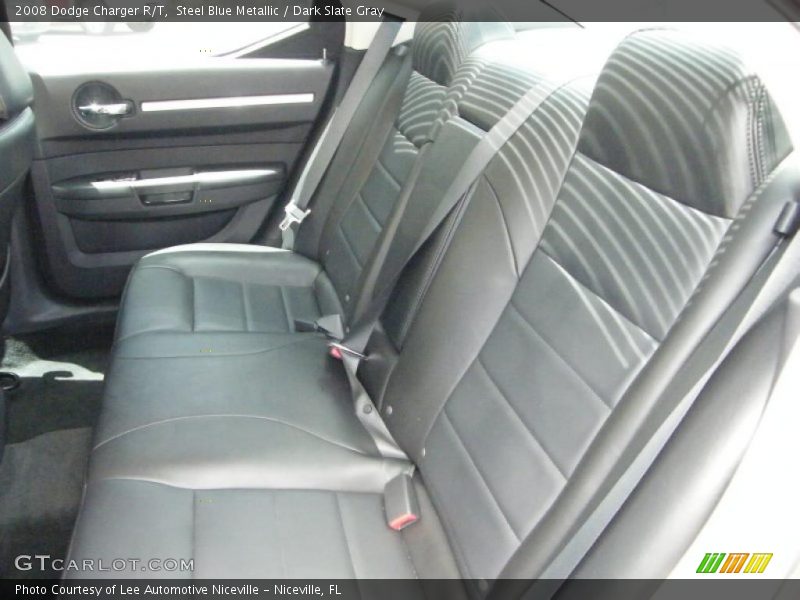 Steel Blue Metallic / Dark Slate Gray 2008 Dodge Charger R/T
