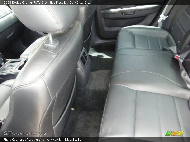 Steel Blue Metallic / Dark Slate Gray 2008 Dodge Charger R/T
