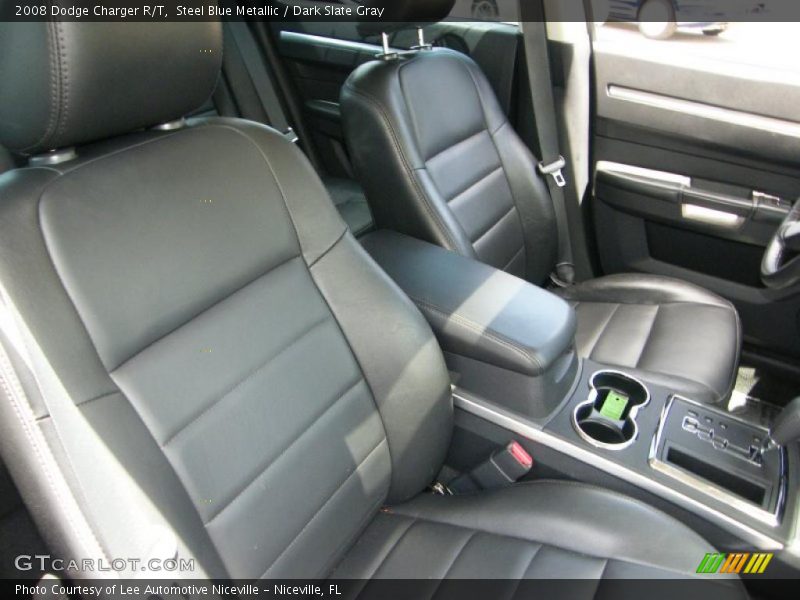 Steel Blue Metallic / Dark Slate Gray 2008 Dodge Charger R/T