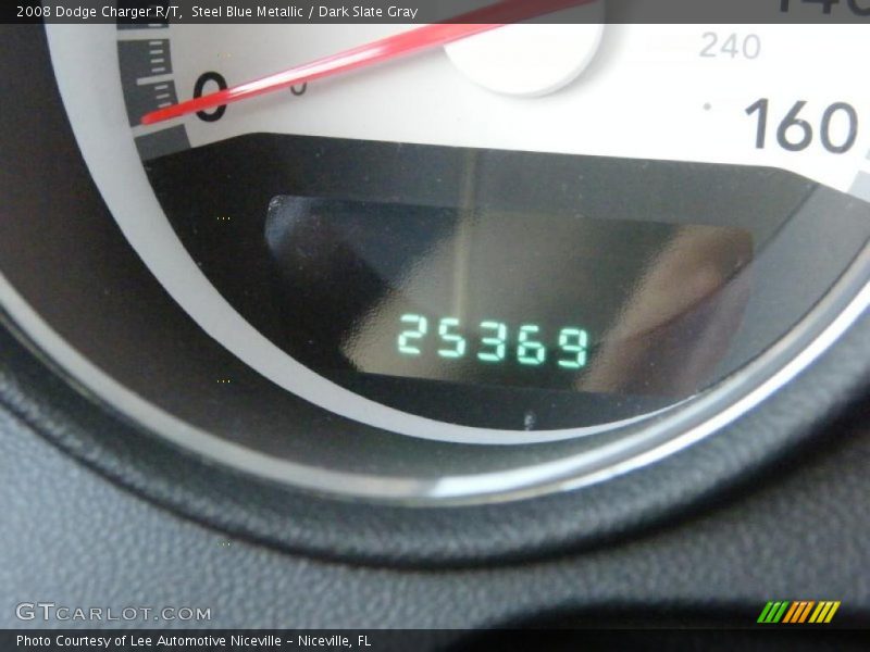 Steel Blue Metallic / Dark Slate Gray 2008 Dodge Charger R/T