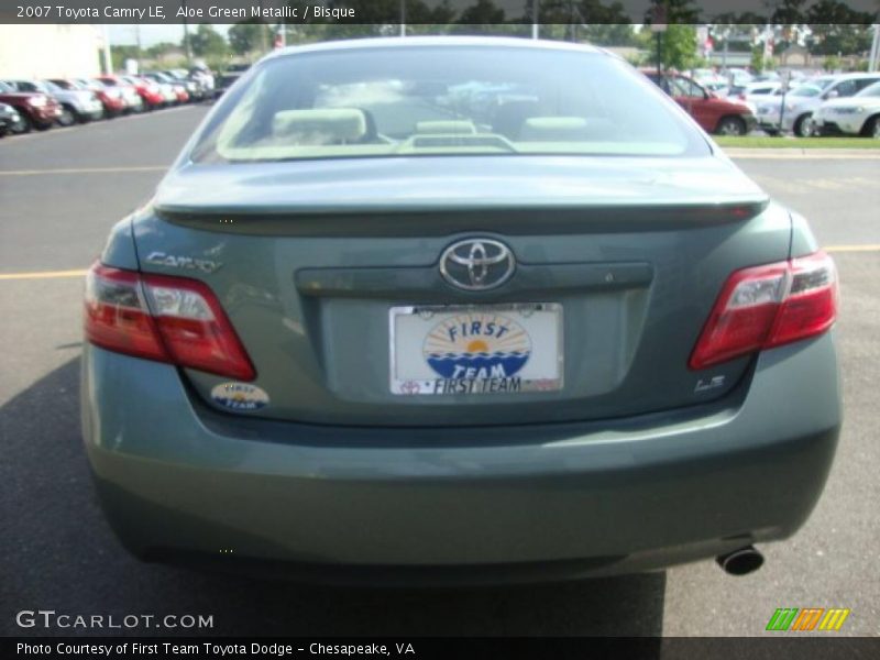 Aloe Green Metallic / Bisque 2007 Toyota Camry LE