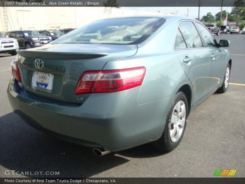 Aloe Green Metallic / Bisque 2007 Toyota Camry LE