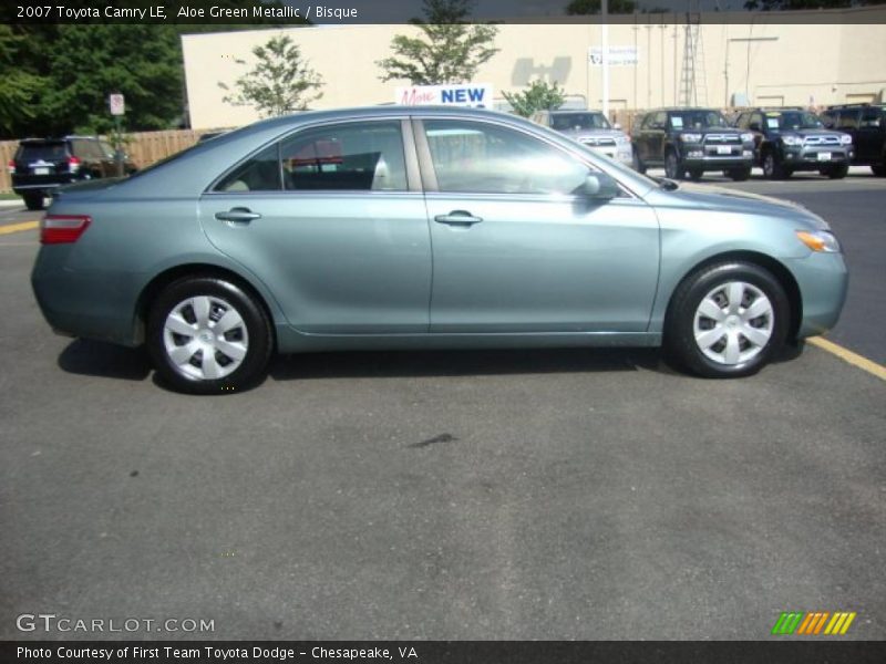 Aloe Green Metallic / Bisque 2007 Toyota Camry LE