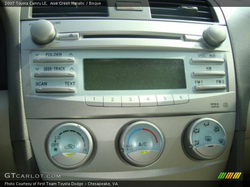 Aloe Green Metallic / Bisque 2007 Toyota Camry LE