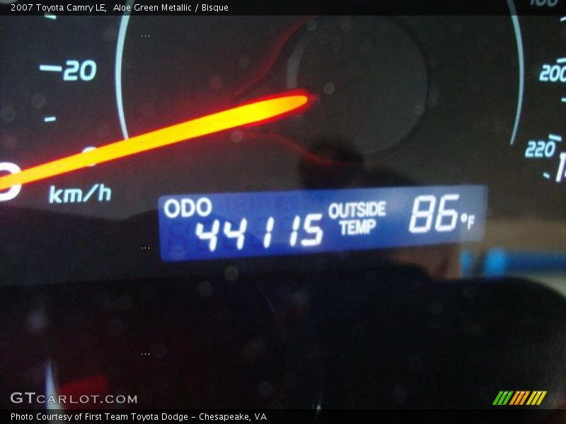 Aloe Green Metallic / Bisque 2007 Toyota Camry LE