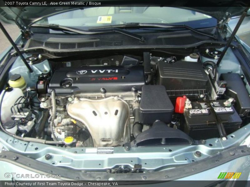 Aloe Green Metallic / Bisque 2007 Toyota Camry LE