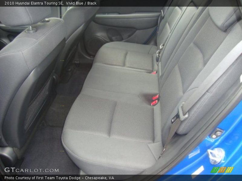 Vivid Blue / Black 2010 Hyundai Elantra Touring SE
