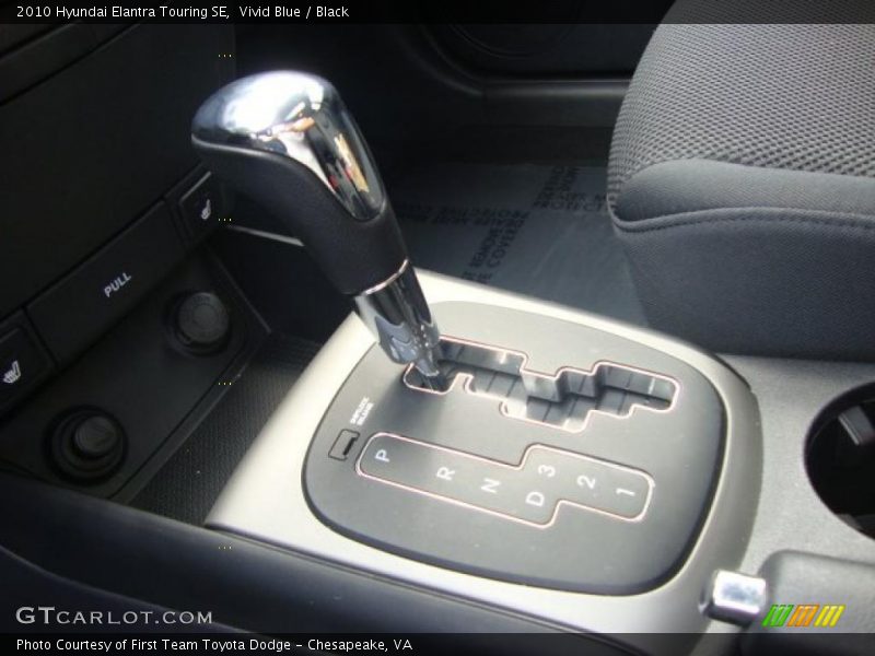 Vivid Blue / Black 2010 Hyundai Elantra Touring SE