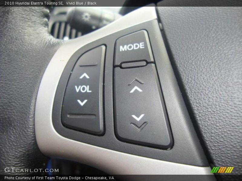 Vivid Blue / Black 2010 Hyundai Elantra Touring SE