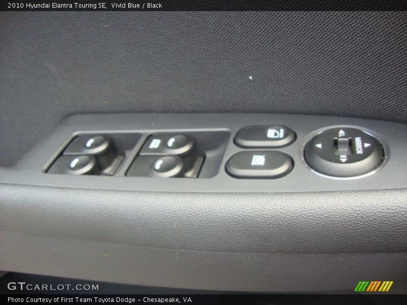 Vivid Blue / Black 2010 Hyundai Elantra Touring SE
